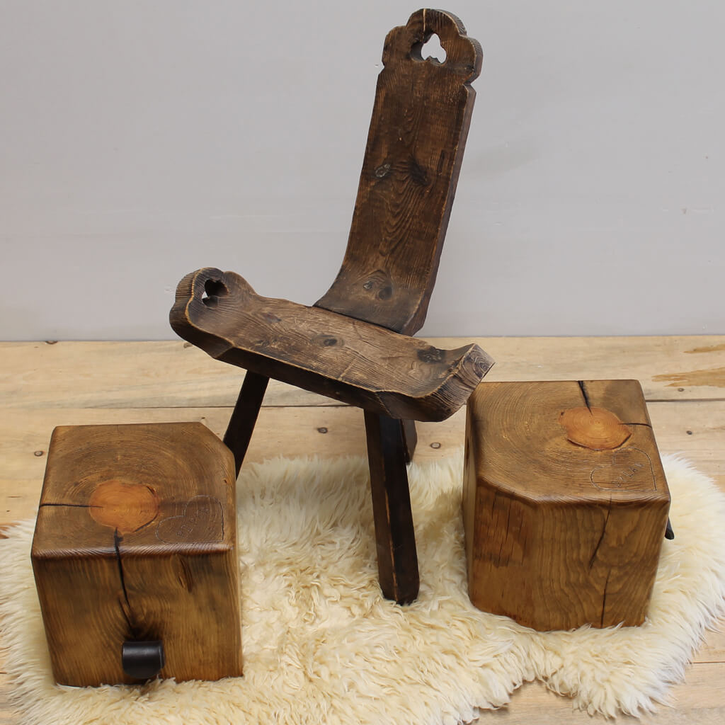 CUBE C103 - WOODSWAN - Tree Stump Furniture & Coffee Tables