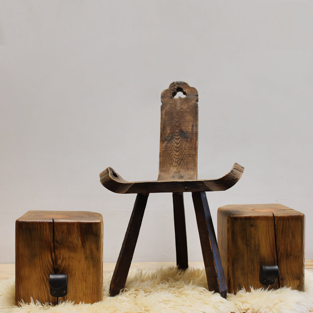 CUBE C103 - WOODSWAN - Tree Stump Furniture & Coffee Tables