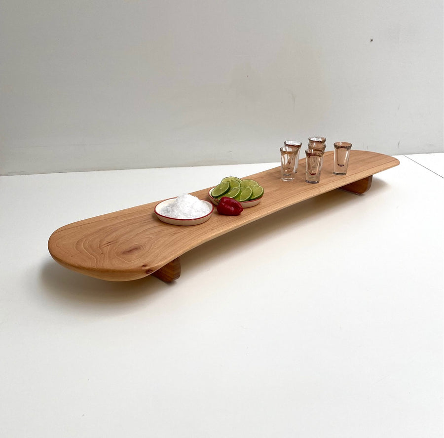 Large Pecan Charcuterie Board Risers OT114