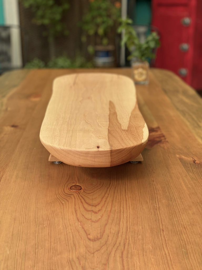 Charcuterie Board pecan on risers OT115